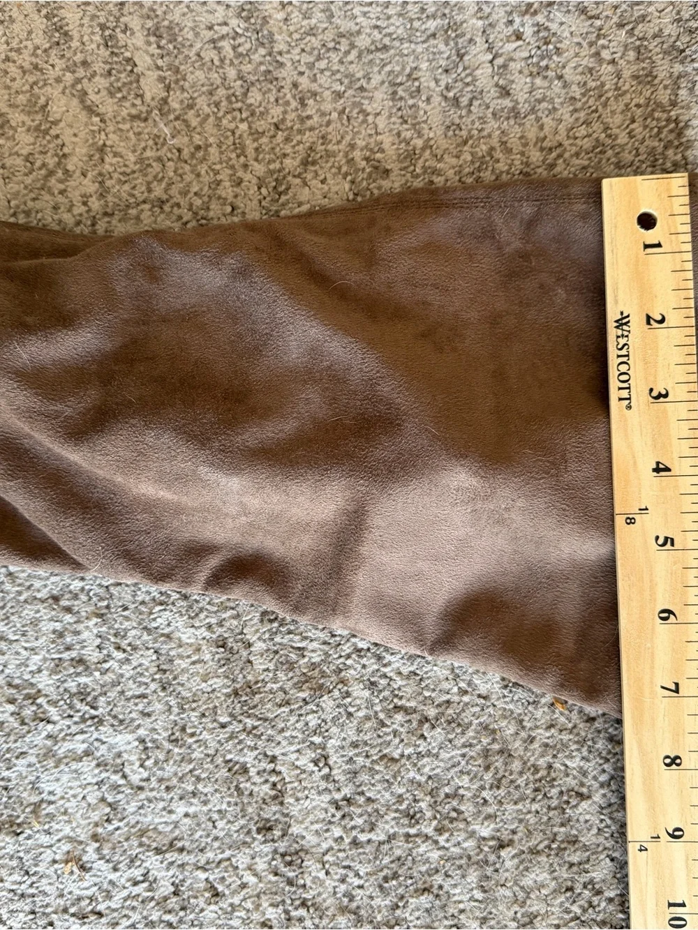 Catherine Malandrino Taupe Faux Suede Over Knee Boots Size 8